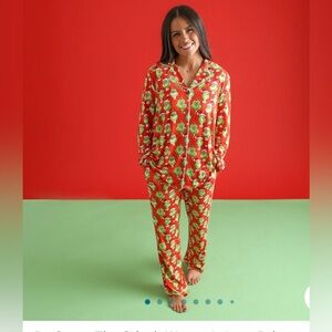 Posh Peanut Women's Grinch Pajama Set M